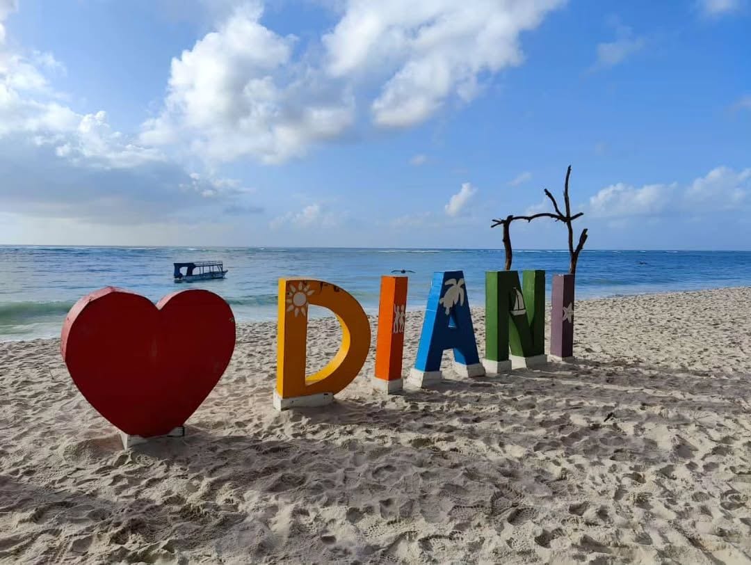 Diani Beach coastline